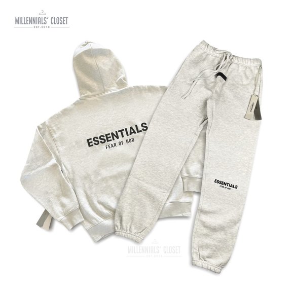 Fear of God Other - Fear of God Essentials Tracksuit Light Oatmeal 2022 size L